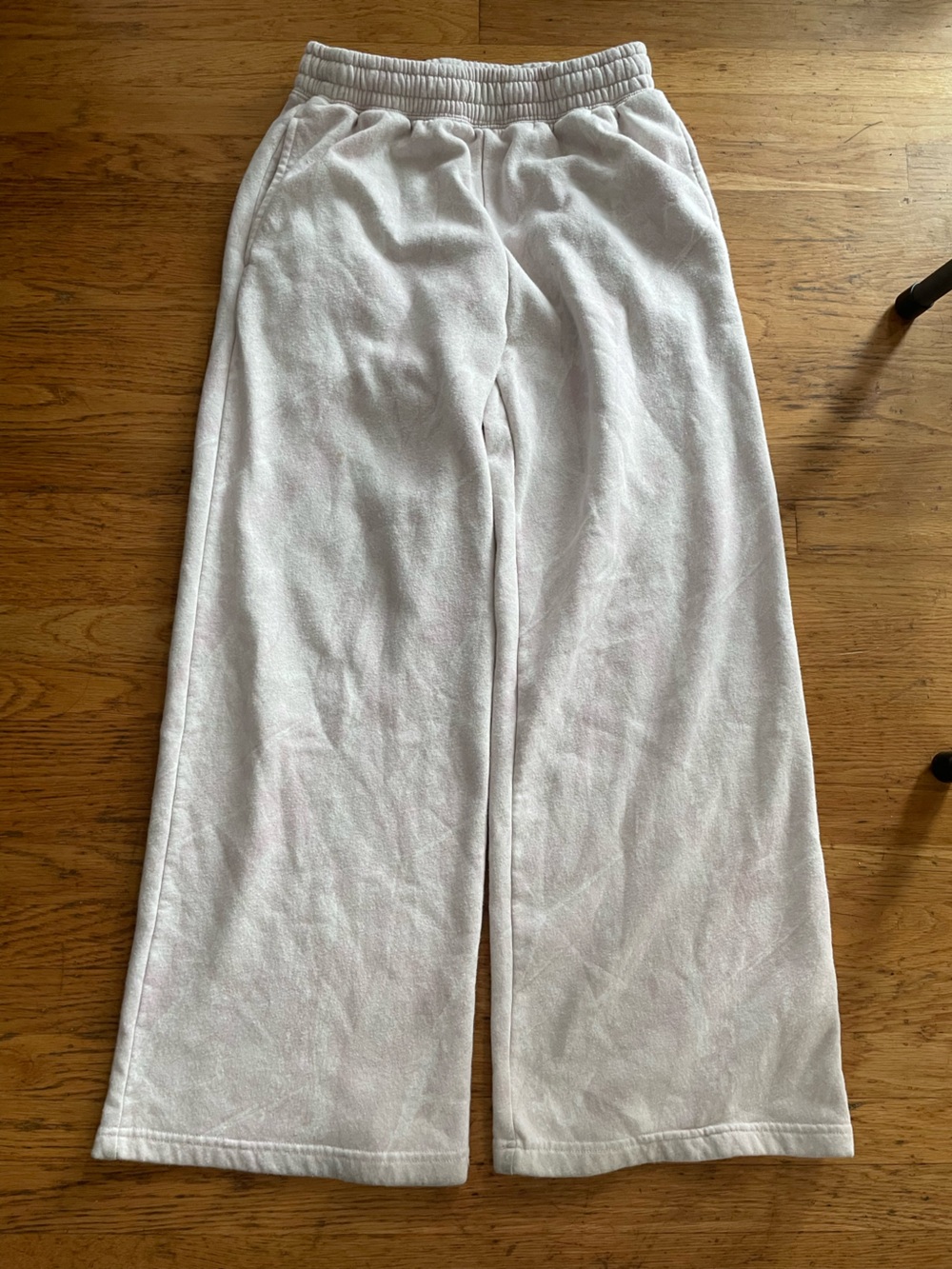 Light Pink Camo Wide-Leg Sweatpants